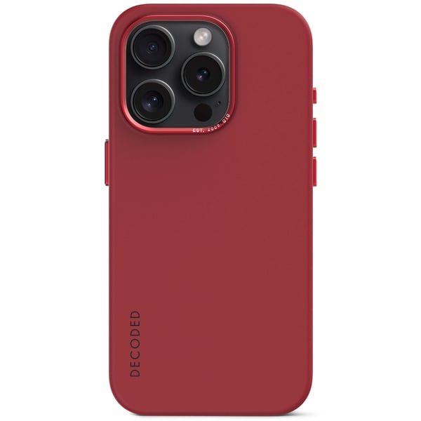 Decoded - silikoninen suojakuori iPhone 15 Pro Maxille, yhteensopiva MagSafen kanssa (astro dust)
