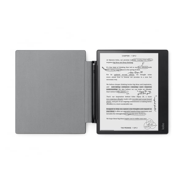 Rakuten Kobo N605-AC-BK-E-PU e-kirjan lukijalaitteen suojakotelo 26,2 cm (10.3") Avattava kotelo Musta