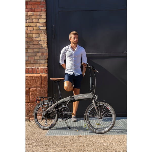 Miniatyrbillede 3 af 13: Fischer-Fahrrad FR18 Sort Aluminium 50,8 cm (20") 19,6 kg
