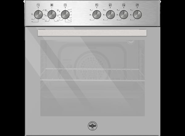 Bertazzoni La Germania SE664EX/24 Fritstående komfur Elektrisk Gaskomfur Rustfrit stål