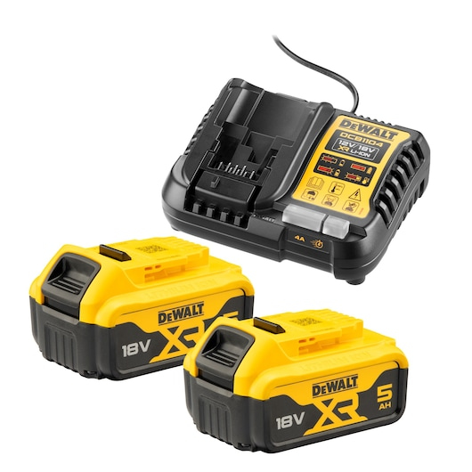 DeWALT DCB1104P2-QW sähkötyökalun akku ja laturi Akku- ja laturisetti
