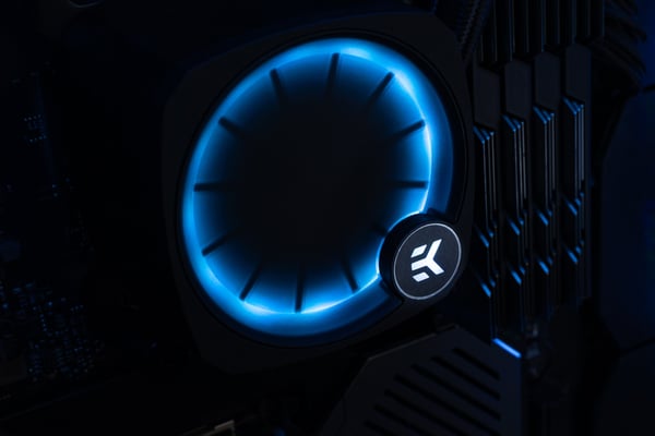 Miniatyrbillede 5 af 6: EK Nucleus AIO CR360 Lux D-RGB Processor Alt-i-en væskekøler 12 cm Sort 1 stk