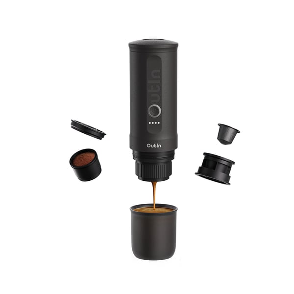 Outin Outin - Nano Espressomaskine - Bærbar espressomaskine Space Grey