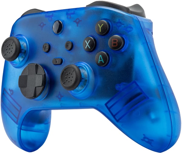 Qubick COSW0017 peliohjain Musta, Sininen Bluetooth Pad-ohjain Analoginen/Digitaalinen Nintendo Switch 2, PC