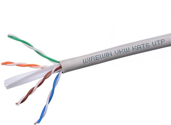 Miniatyrbillede 1 af 2: Wirewin VKBOX KAT6 UTP 305.0 netværkskabel Beige, Hvid 305 m Cat6 U/UTP (UTP)