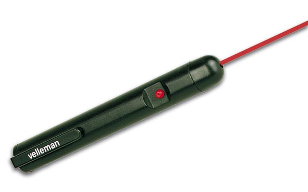 Velleman MP1000 pegeredskab 650 nm Sort