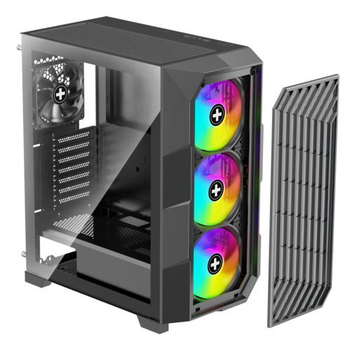 Xilence Performance A+ BREEZE II Midi Tower Svart