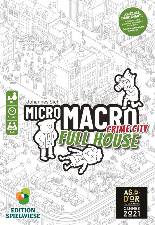 Pikkukuva 1 / 8: Blackrock Games MICRO MACRO CRIME CITY - FULL HOUSE 30 min Korttipeli