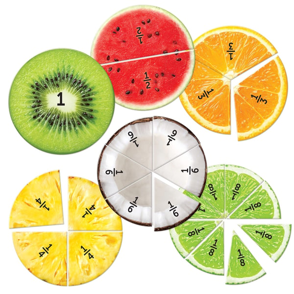 Miniatyrbild 5 av 7: Learning Resources Magnetic Fruit Fractions