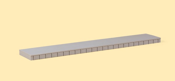 Miniatyrbillede 1 af 3: Auhagen 43688 skalamodell dele og tilbehør Jernbaneperron
