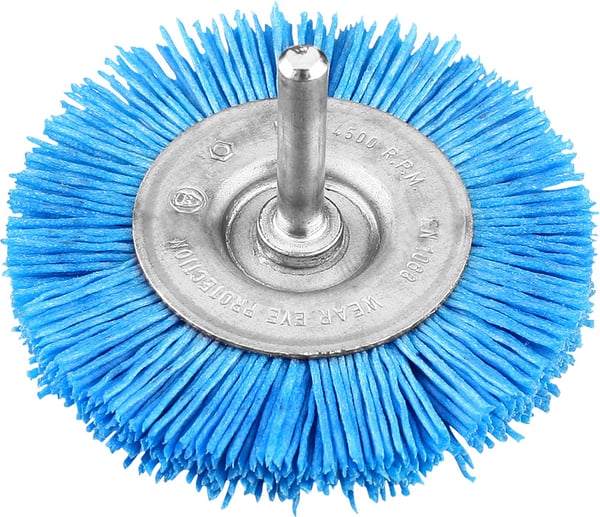 Miniatyrbillede 1 af 3: kwb 604330 buffing/poleringshjul & pude Poleringsskive Blå