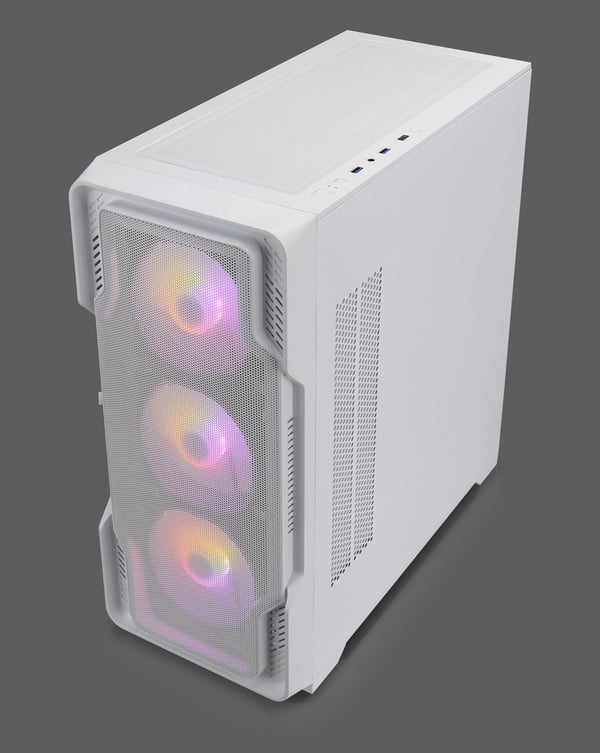 Nanoxia DS-9ARGB-W computeretui Midi Tower Hvid
