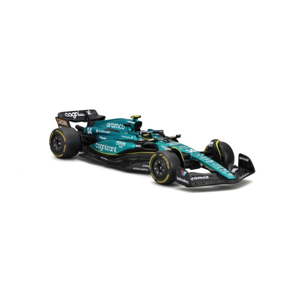 Pikkukuva 9 / 9: BBURAGO Aston Martin F1 1:43 Alonso 23 Urheiluauton pienoismalli Esikoottu