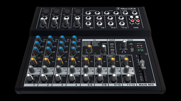 Mackie Mix12FX 12 kanaler 20 - 30000 hz Svart