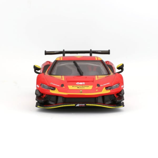 BBURAGO Ferrari 296 GT3 Urheiluauton pienoismalli Esikoottu 1:43