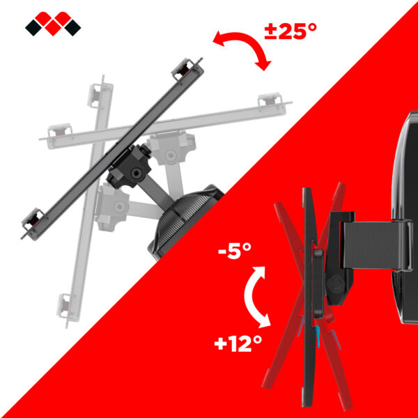 Pikkukuva 2 / 3: Meliconi SLIMSTYLE PLUS 200 ST 114,3 cm (45") Musta