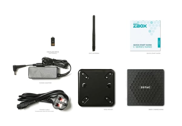 Zotac ZBOX CI360 nano 0.9L sized PC Musta N150 0,8 GHz