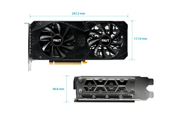 Pikkukuva 8 / 10: Palit GeForce RTX 3060 Infinity 2 OC NVIDIA 12 GB GDDR6