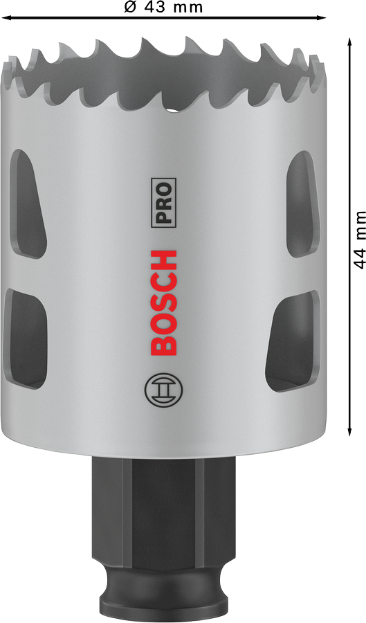 Bosch PRO Multi Material PC Plus hålborr Borr 1 styck