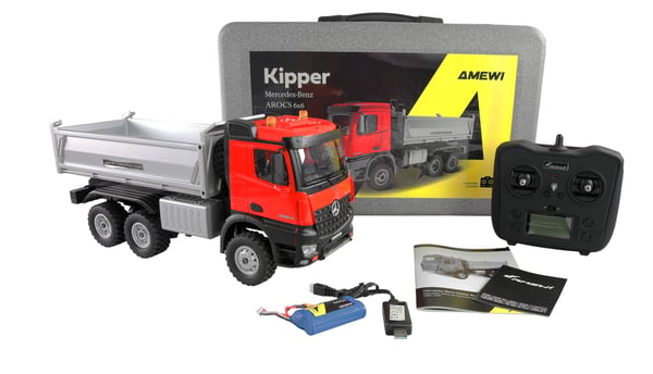 Miniatyrbillede 4 af 8: Amewi 22684 Radio-kontrolleret (RC) model Skraldevogn Elektrisk motor 1:14