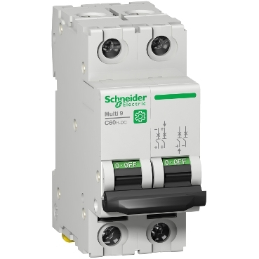 Miniatyrbillede 1 af 2: Schneider Electric C60H-DC kredsløbsafbryder 2P