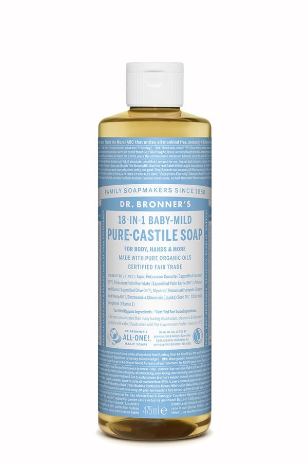 Dr.Bronner's 18-IN-1 475 ml Flydende sæbe 1 stk