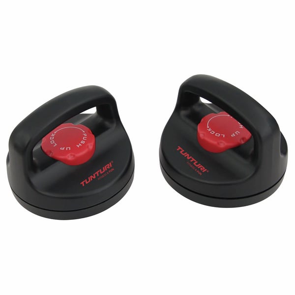 Tunturi 14TUSFU271 push-up-handtag Svart, Röd Polyvinylklorid (PVC) Tunturi 14TUSFU271 push-up-handtag Svart, Röd Polyvinylklorid (PVC)