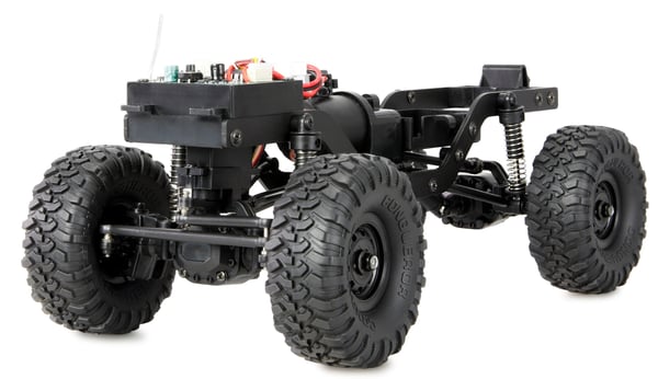 Miniatyrbillede 4 af 11: Amewi RC Crawler Mini-D90 AMXRock 4WD 1 16 RTR sort
