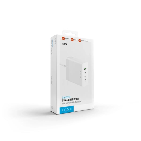Miniatyrbillede 4 af 8: FIXED FIXCG200-3C1A-WH oplader til mobil enhed Universel Hvid Vekselstrøm Hurtig opladning Indendørs