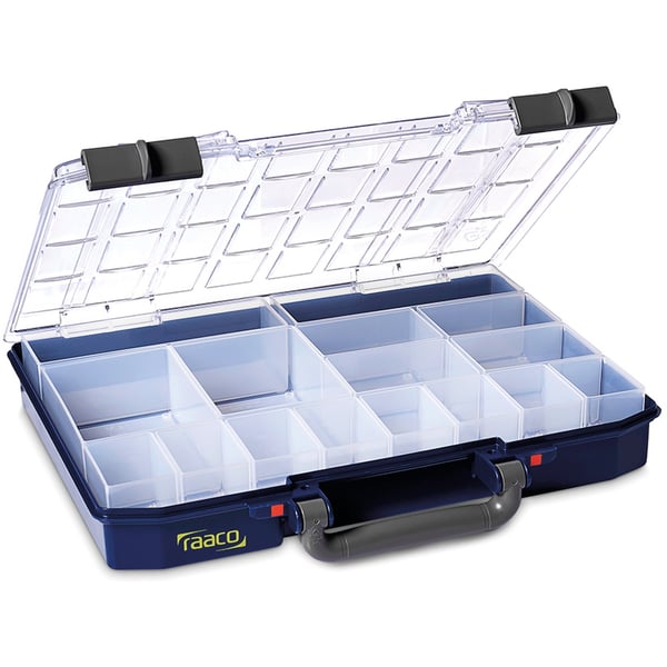 Miniatyrbillede 1 af 4: raaco CarryLite 55 4x8-16 Blå Polykarbonat (PC), Polypropylen (PP)