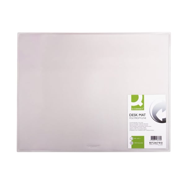 Q-CONNECT KF26793 skriveunderlag Polypropylen (PP) Transparent