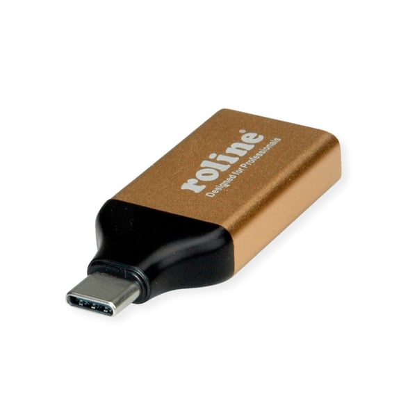 ROLINE 12.03.3232 USB grafisk adapter 4096 x 2560 pixel Guld