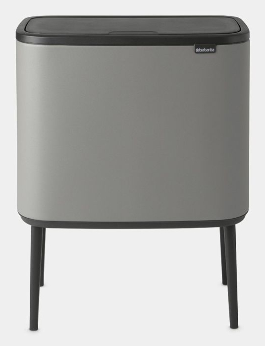 Miniatyrbild 1 av 4: Brabantia Bo Touch Bin Rektangulär Stål Grå