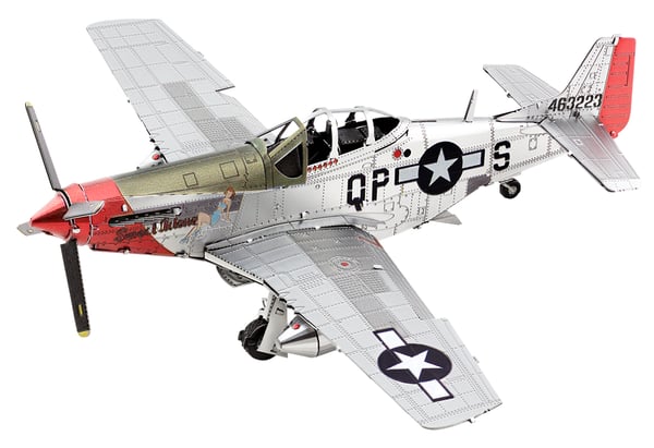 Pikkukuva 1 / 6: Metal Earth P-51D Mustang Sweet Arlene Pienoismallikiinteäsiipinen ilma-alus Kokoamispakkaus