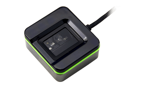 2N 9137423E fingeravtrycksläsare USB 2.0 Svart, Grön