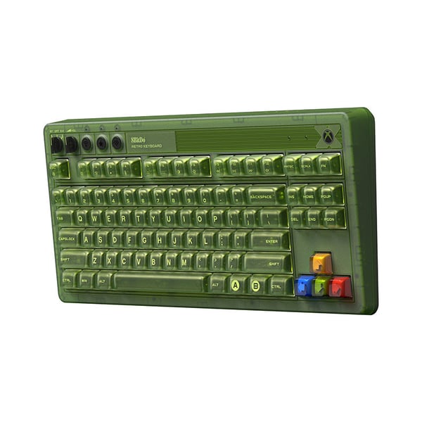 Miniatyrbild 7 av 24: 8Bitdo Mechanical Keyboard - Xbox Edition tangentbord Spela USB + RF Wireless + Bluetooth QWERTY Engelsk Grön