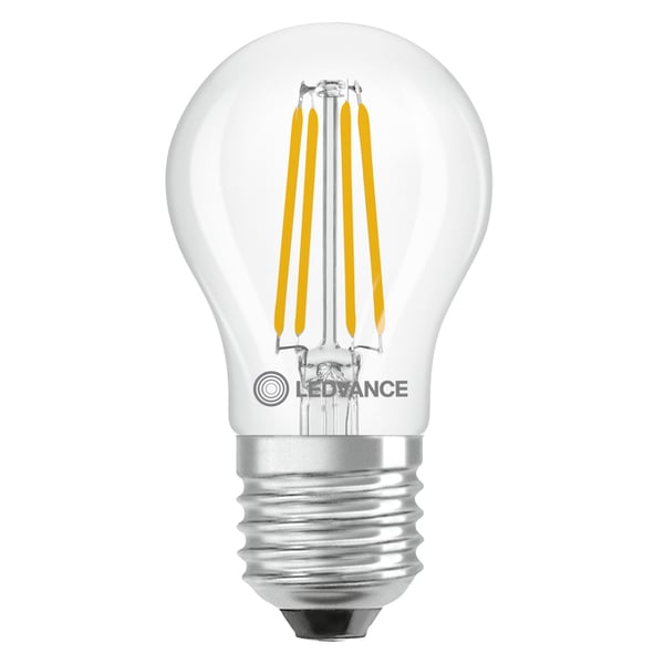 Miniatyrbillede 3 af 5: Ledvance LED TROPFEN 3,4W 827 KLAR E27 / LEDVAN LED CLASSIC P DIM P 4099854439131