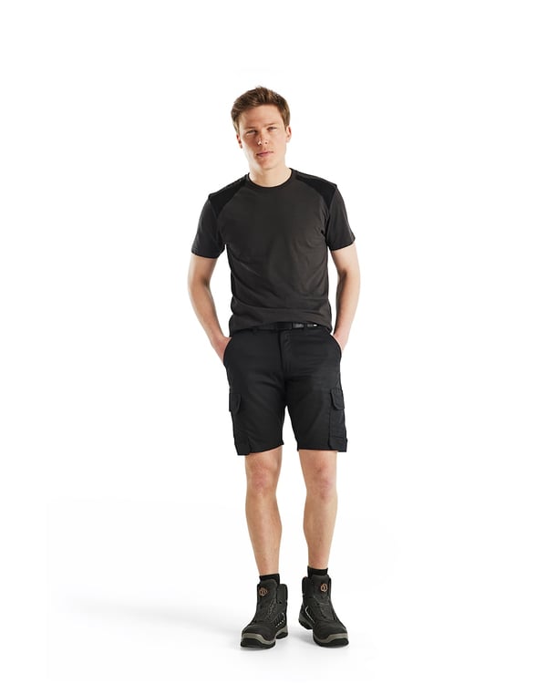 Blakläder 337910429899XS Skjorte Sort, Grå
