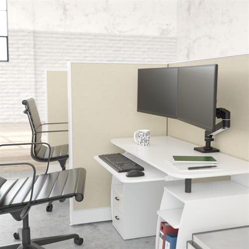 Ergotron LX Pro Series 45-684-292 monitorin kiinnike ja jalusta 68,6 cm (27") Vastaanotto Musta