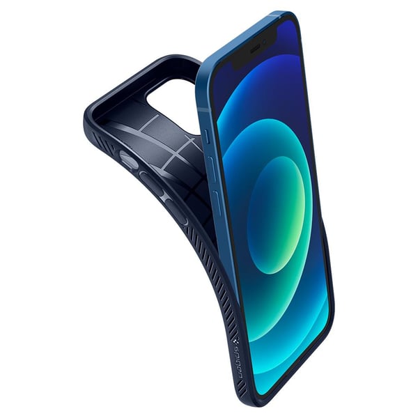 Spigen ACS02250 mobiltelefonfodral 15,5 cm (6.1") Mobilskal Marinblå