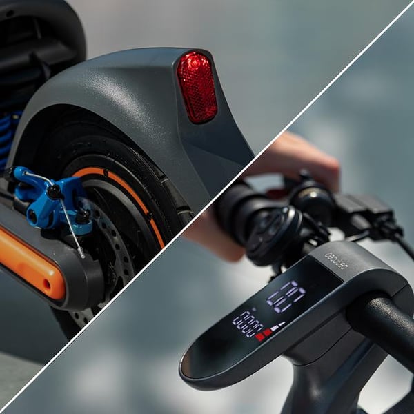 Miniatyrbillede 10 af 10: Cecotec A01_EU01_101740 elektriske scooter 65 km/t 1000 W Orange, Grå