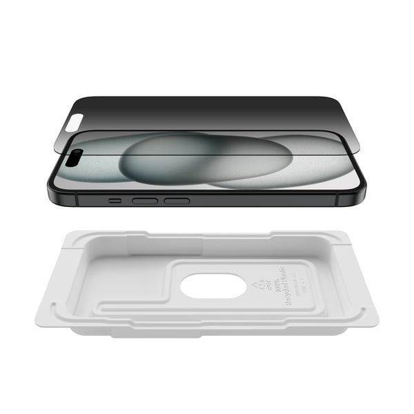 Miniatyrbillede 3 af 4: Belkin OVA147ZZ antirefleks skærm 15,5 cm (6.1") Smartphone Rammeløst display privatlivsfilter 9H