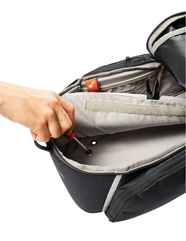 VAUDE 451250100000 cykeltaske & kurv Bagside 11 L Polyester, Polyurethan Sort