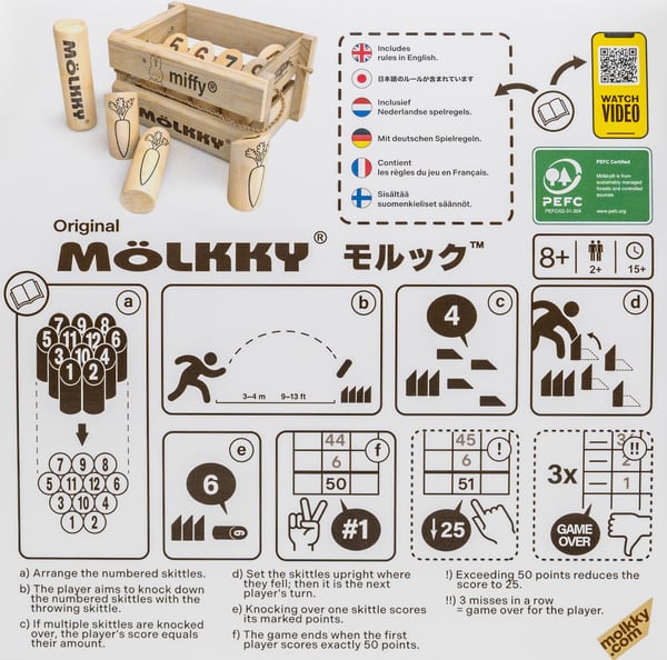 Mölkky 61074 kastespil