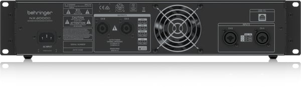 Behringer NX3000D äänenvahvistin Esitys/lava Musta