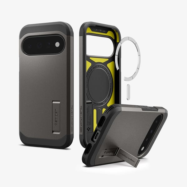 Spigen Tough Armor AI (Mag Fit) mobiltelefon etui 16 cm (6.3") Cover Metallic