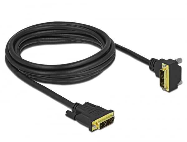 DeLOCK 85903 DVI-kabel 3 m DVI-D Svart