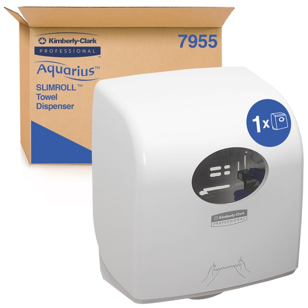 Kimberly Clark 7955 håndklædedispenser Køkkenrulleholder Hvid