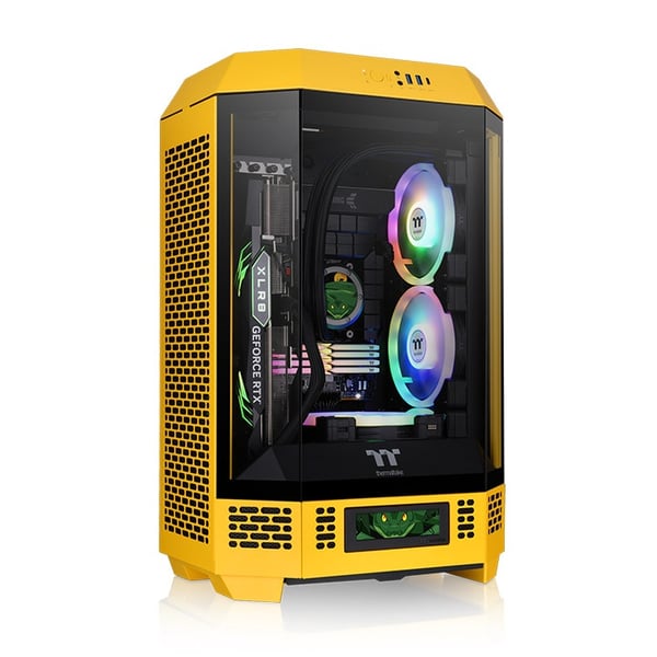 Miniatyrbillede 1 af 6: Thermaltake 300 Bumblebee Micro Tower Gul