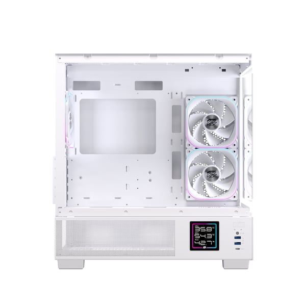 Miniatyrbillede 7 af 9: Einarex EXCS-SM-51DR-W computeretui Micro Tower Hvid